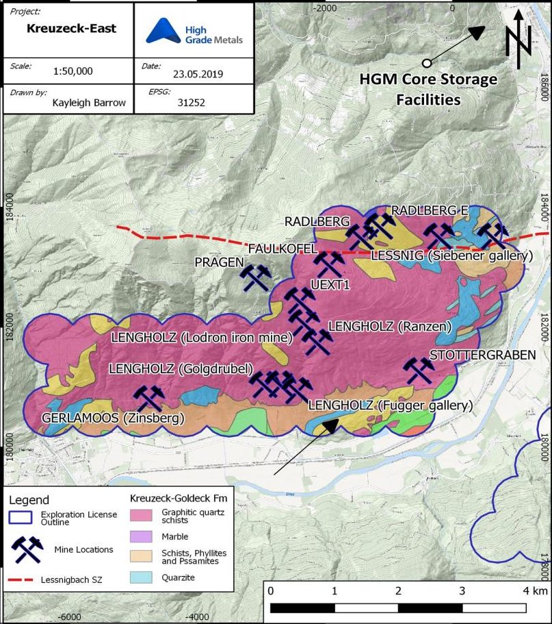 Kreuzeck East – Location Map (PDF p15)